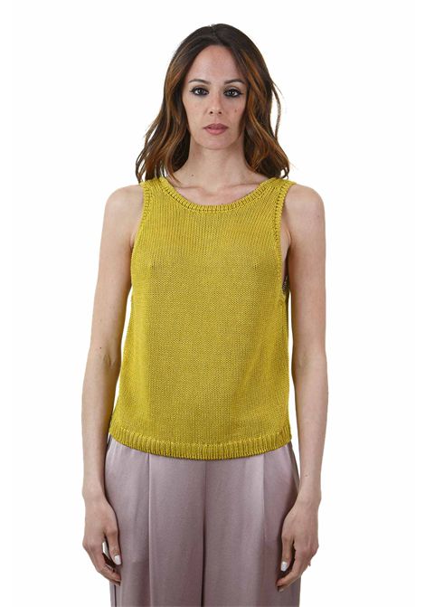 Canotta in maglia scollo tondo sulla schiena DES PETIT HAUTS | Maglie | CARLOTA-1E25000304525
